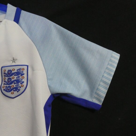 NIKE - Dri-Fit | size 22 | England 2016 2018 National Team Home Football Shirt - Picture 5 of 16